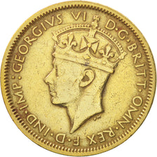 BRITISH WEST AFRICA, George VI, Shilling, 1942, TB+, Nickel-brass, KM:23