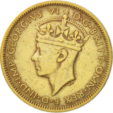 BRITISH WEST AFRICA, George VI, Shilling, 1946, SS, Nickel-brass, KM:23