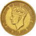 BRITISH WEST AFRICA, George VI, Shilling, 1949, EF(40-45), Tin-Brass, KM:28