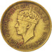 BRITISH WEST AFRICA, George VI, Shilling, 1952, EF(40-45), Tin-Brass, KM:28