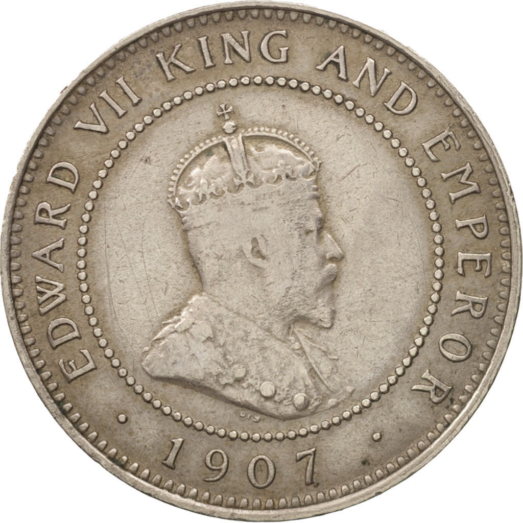 Jamaica, Edward VII, 1/2 Penny, 1907, VF(20-25), Copper-nickel, KM:22