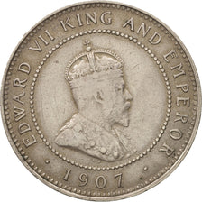 Jamaica, Edward VII, 1/2 Penny, 1907, VF(20-25), Copper-nickel, KM:22
