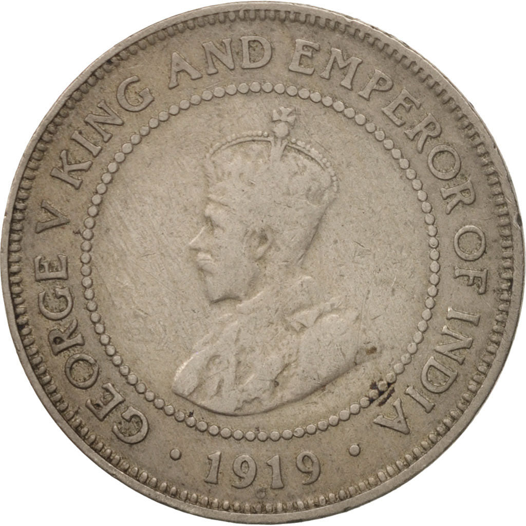 Jamaica, George V, 1/2 Penny, 1919, TB, Copper-nickel, KM:25