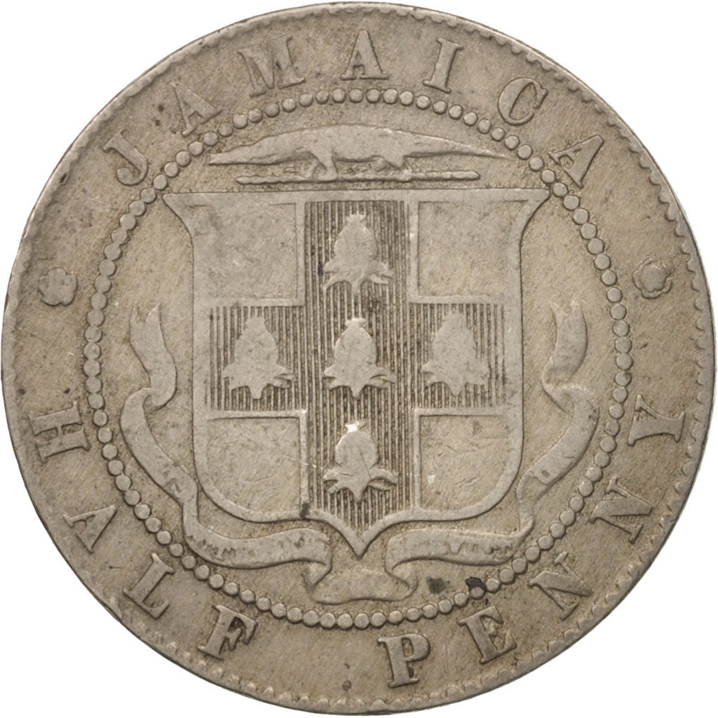 Jamaica, George V, 1/2 Penny, 1919, TB, Copper-nickel, KM:25