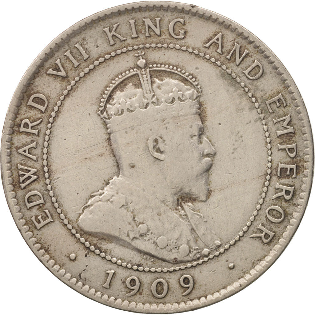 Jamaica, Edward VII, Penny, 1909, VF(20-25), Copper-nickel, KM:23