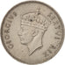 ESTE DE ÁFRICA, George VI, 50 Cents, 1948, MBC, Cobre - níquel, KM:30