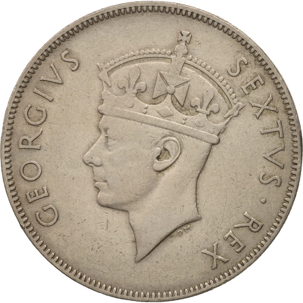 EAST AFRICA, George VI, Shilling, 1949, TB+, Copper-nickel, KM:31