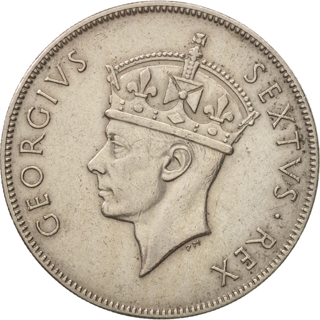 Coin, EAST AFRICA, George VI, Shilling, 1950, EF(40-45), Copper-nickel, KM:31