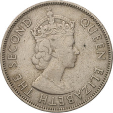 Fiji, Elizabeth II, Florin, 1957, SS, Copper-nickel, KM:24