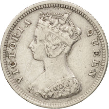 Hong Kong, Victoria, 10 Cents, 1888, EF(40-45), Silver, KM:6.3