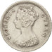 Hong Kong, Victoria, 10 Cents, 1888, EF(40-45), Silver, KM:6.3