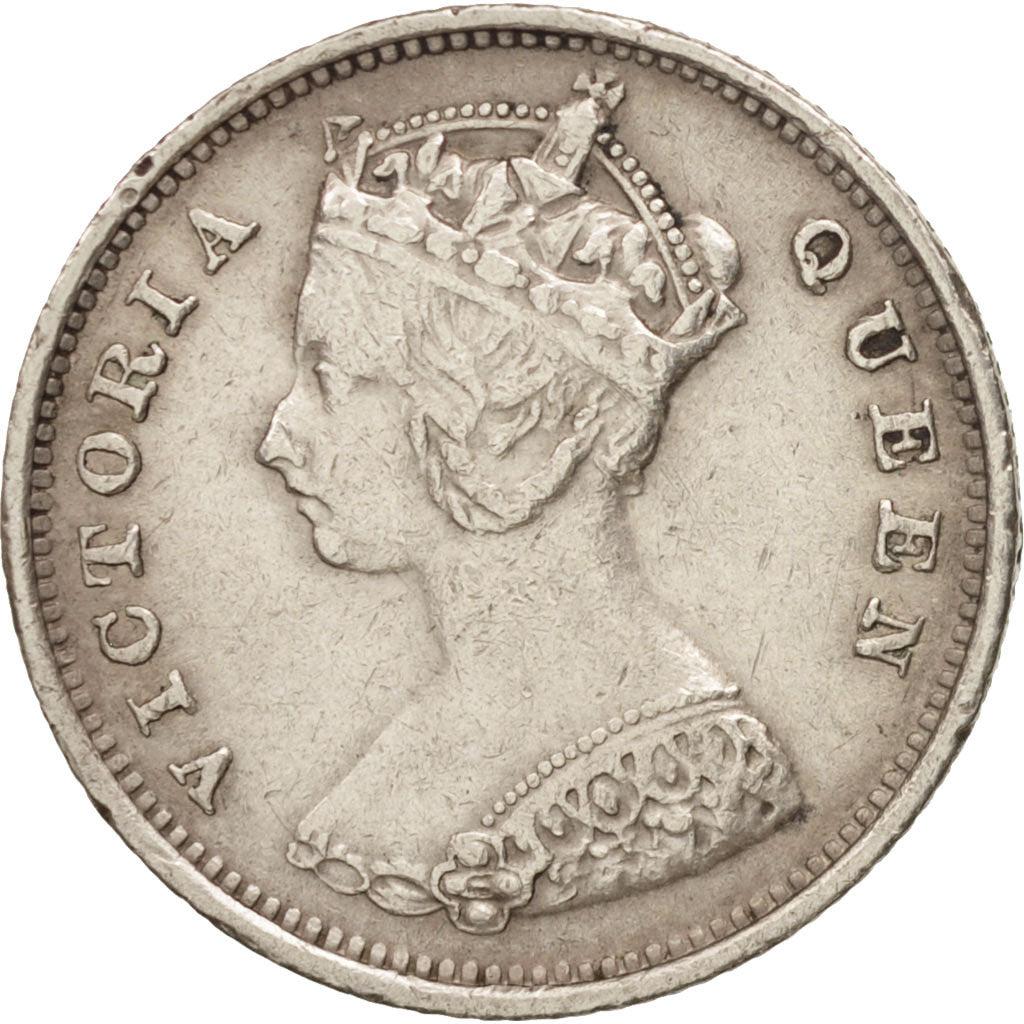 Hong Kong, Victoria, 10 Cents, 1899, EF(40-45), Silver, KM:6.3