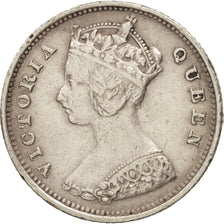 Hong Kong, Victoria, 10 Cents, 1899, EF(40-45), Silver, KM:6.3