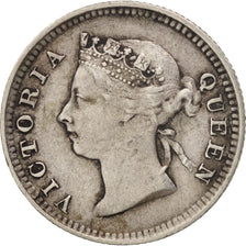 Hong Kong, Victoria, 5 Cents, 1895, VF(30-35), Silver, KM:5