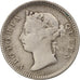 Hong Kong, Victoria, 5 Cents, 1901, VF(30-35), Silver, KM:5