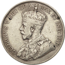 Moneta, Terranova, 50 Cents, 1917, Royal Canadian Mint, Ottawa, MB+, Argento