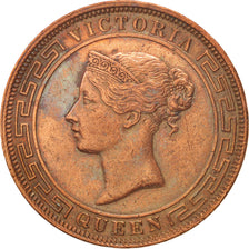 Ceylon, Victoria, 5 Cents, 1870, SS, Copper, KM:93