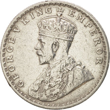 INDIA-BRITISH, George V, Rupee, 1913, S+, Silber, KM:524