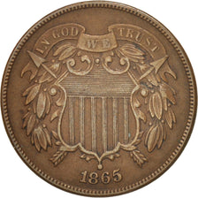 United States, 2 Cents, 1865, U.S. Mint, Philadelphia, EF(40-45)