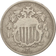 Vereinigte Staaten, Shield Nickel, 5 Cents, 1868, U.S. Mint, Philadelphia, S