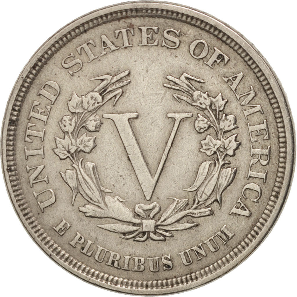 États-Unis, Liberty Nickel, 5 Cents, 1883, U.S. Mint, Philadelphia, TTB