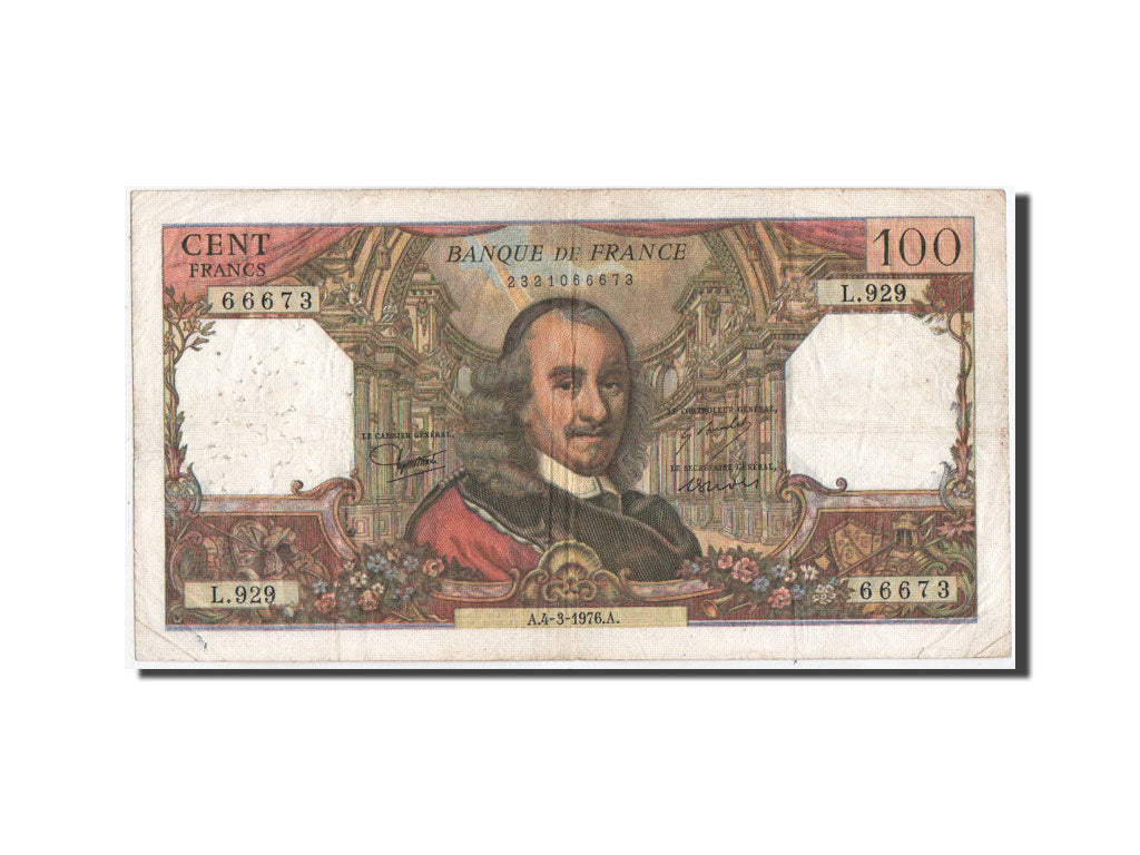 Banknote, France, 100 Francs, 1976, 04.03.1976, VF(30-35), Fayette:65.52