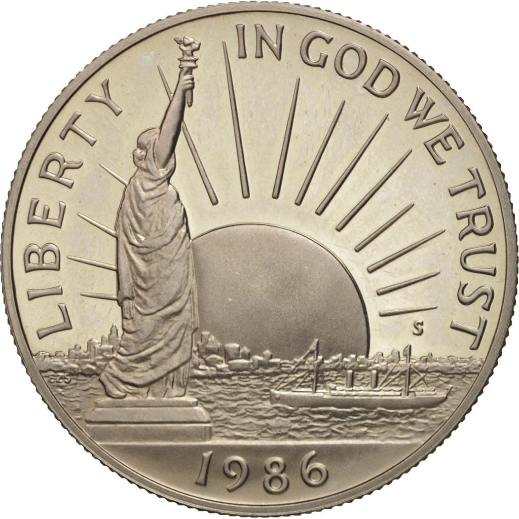 Monnaie, États-Unis, Half Dollar, 1986, U.S. Mint, San Francisco, SUP