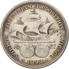 United States, Half Dollar, 1893, U.S. Mint, Philadelphia, AU(55-58), Silver