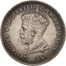 Australia, George V, Florin, 1927, Melbourne, AU(50-53), Silver, KM:31