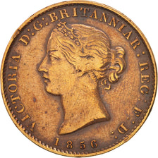 NOVA SCOTIA, Halfpenny Token, 1856, Royal Canadian Mint, Ottawa, VF(20-25)
