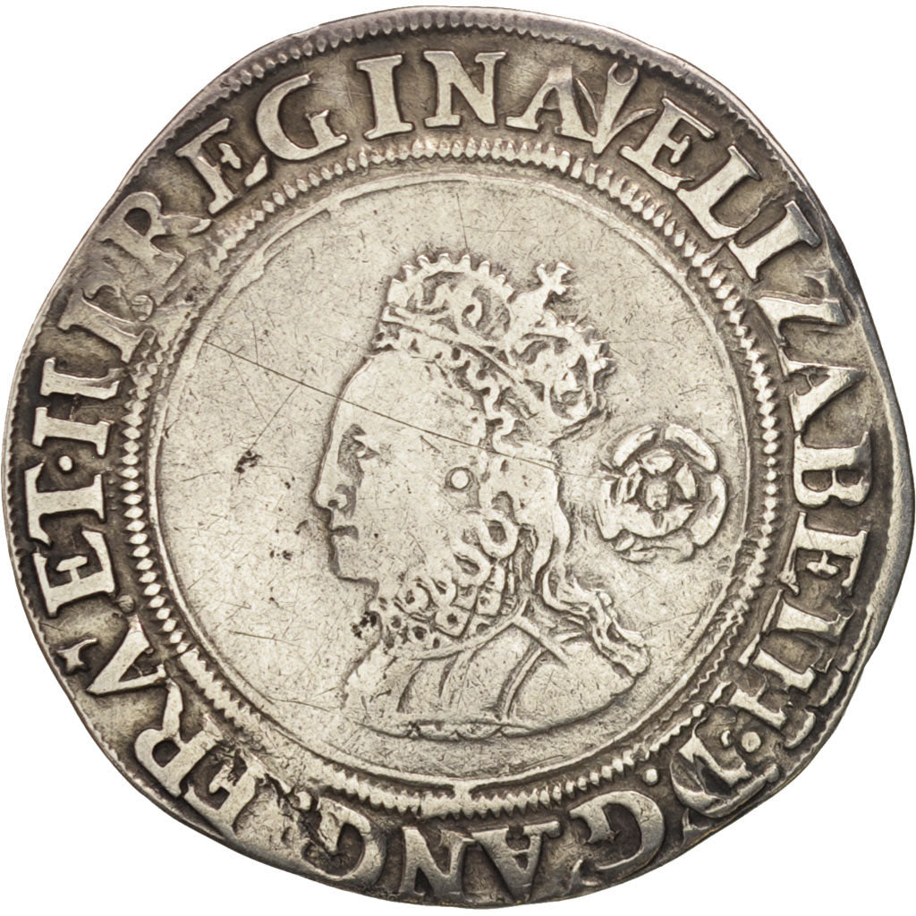 Großbritannien, Elizabeth I, 6 Pence, 1561, S+, Silber