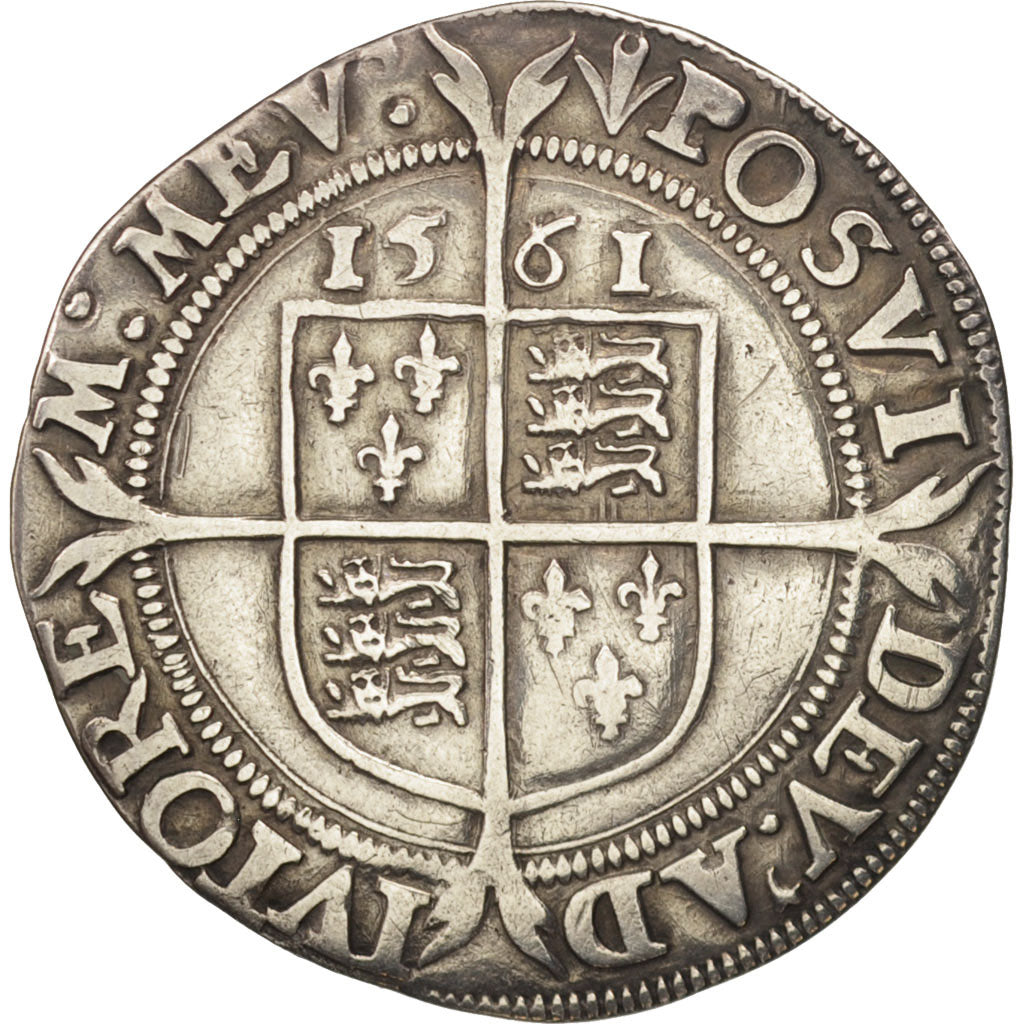 Großbritannien, Elizabeth I, 6 Pence, 1561, S+, Silber