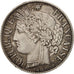 France, Cérès, Franc, 1872, Paris, EF(40-45), Silver, KM:822.1, Gadoury:465a