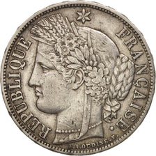 France, Cérès, 5 Francs, 1870, Paris, EF(40-45), Silver, KM:819, Gadoury:743