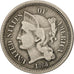Stati Uniti, Nickel 3 Cents, 1868, U.S. Mint, Philadelphia, MB, Rame-nichel