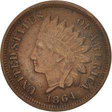 United States, Indian Head Cent, Cent, 1864, U.S. Mint, Philadelphia, EF(40-45)