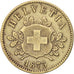 Switzerland, 10 Rappen, 1873, Bern, EF(40-45), Billon, KM:6
