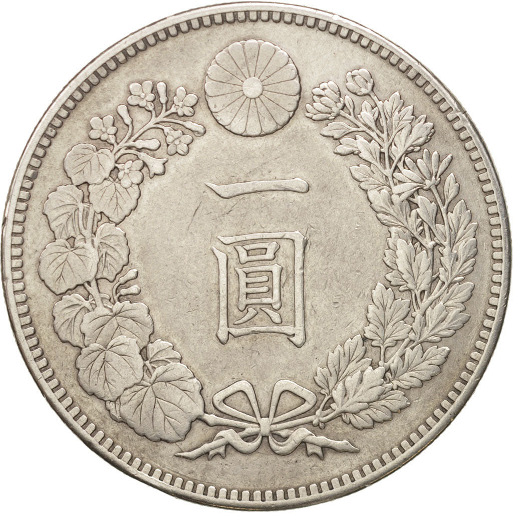 Japan, Mutsuhito, Yen, 1894, EF(40-45), Silver, KM:A25.3