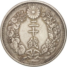 Japan, Mutsuhito, 20 Sen, 1893, SS, Silber, KM:24