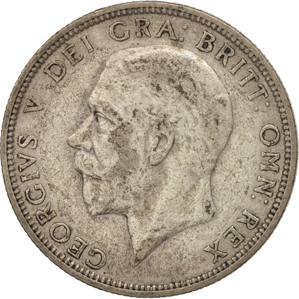 Coin, Great Britain, George V, Florin, Two Shillings, 1928, VF(30-35), Silver