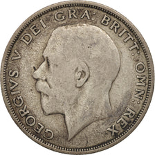 Moneda, Gran Bretaña, George V, 1/2 Crown, 1921, BC, Plata, KM:818.1a