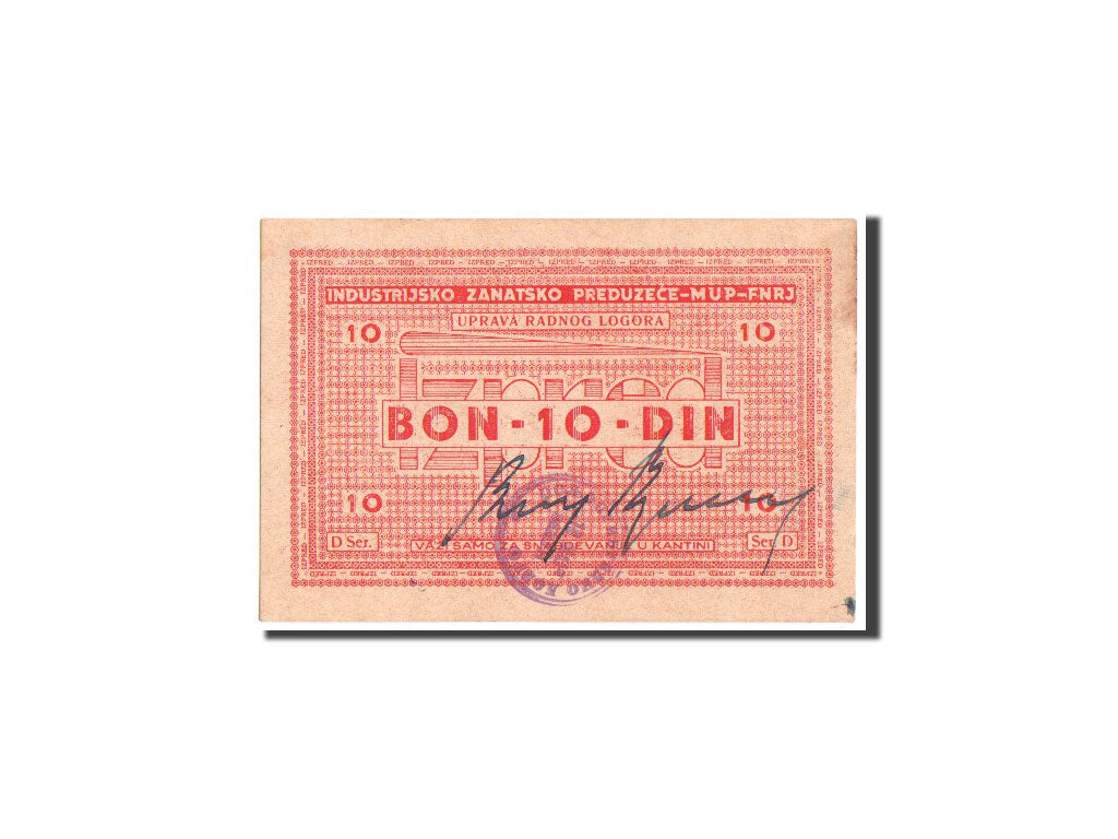 Geldschein, Kroatien, 10 Dinara, 1941-1944, Undated, UNZ-