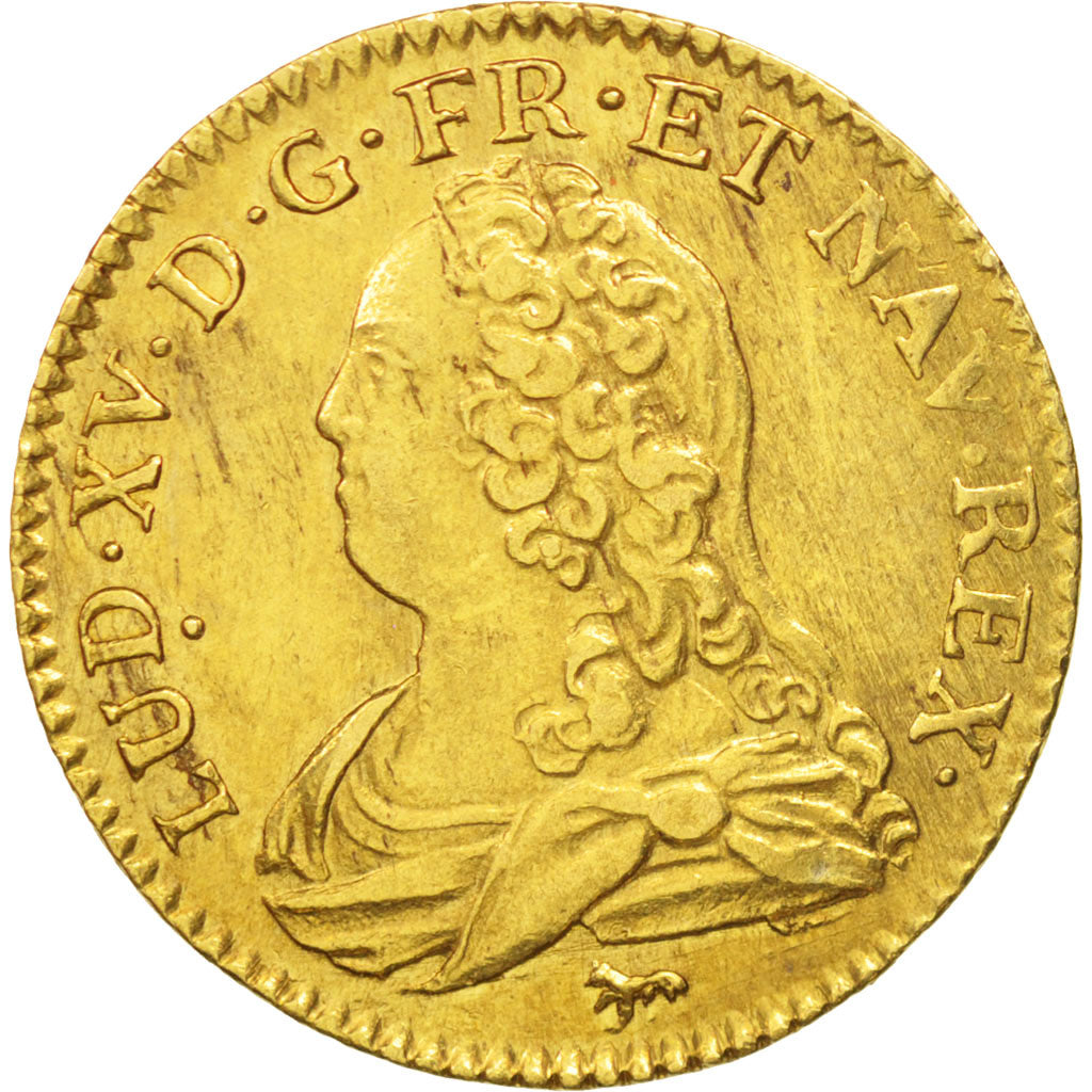 Monnaie, France, Louis XV, Louis d'or aux lunettes, Louis d'Or, 1726, Paris