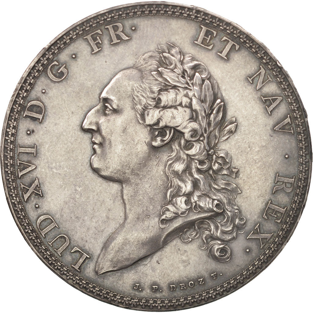 France, Louis XVI, Ecu de Calonne, 1786, Paris, SUP+, Argent, Ciani:2202