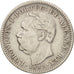 Moneda, INDIA PORTUGUESA, GOA, Luiz I, 1/2 Rupia, 1881, MBC, Plata, KM:311