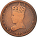 Coin, Haiti, 6-1/4 Centimes, 1850, F(12-15), Copper, KM:38