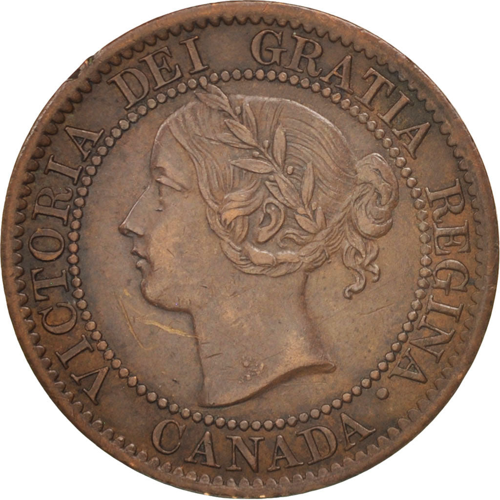 Canada, Victoria, Cent, 1859, Royal Canadian Mint, Ottawa, EF(40-45), Bronze