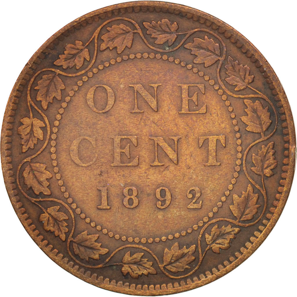 Coin, Canada, Victoria, Cent, 1892, Royal Canadian Mint, Ottawa, VF(20-25)