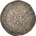 Coin, France, Louis XIII, 1/4 Écu à la croix, 1/4 Ecu, 1643, Montpellier