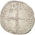 Coin, France, Henri III, 1/4 Ecu, 1580, La Rochelle, AU(50-53), Silver